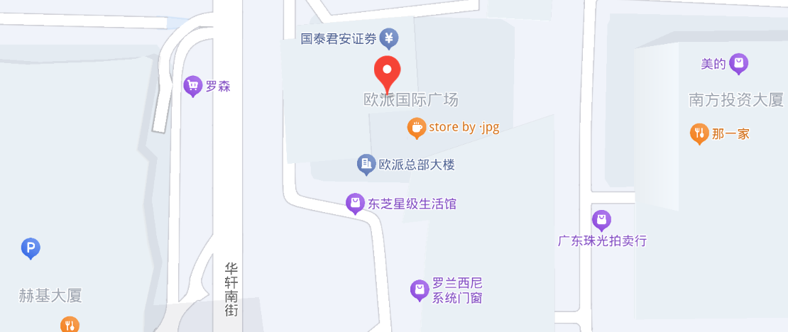 公司总部地图